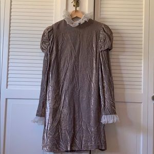 VINTAGE crushed velvet dress